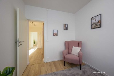 **Mit Weitblick! 4 Raum Wohnung, alles neu saniert - So könnte Ihre Wohnung aussehen**
