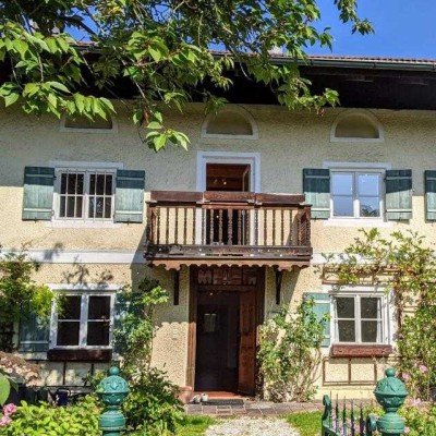Stilvoll renovierte Maisonette mit Garten im Bauernhaus in Prien am Chiemsee (im Gries)