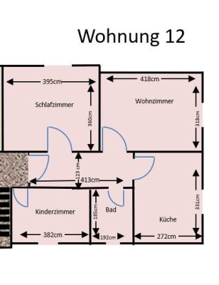 Schöne 3-Zimmer-Wohnung in Bischofsheim zu vermieten