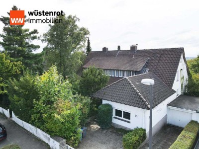 Unternehmervilla mit unverbauten Blick auf Osnabrück
Südhanglage am Schinkelberg auf 1359 m² Grunds