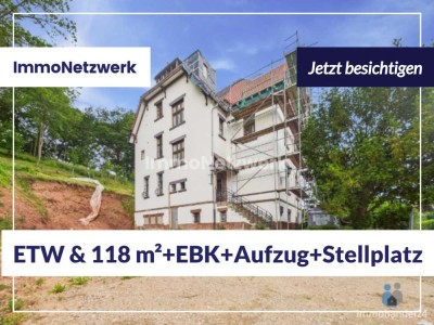 **außergewöhnliche, sanierte Jugendstilwohnung mit Aufzug & Stellplatz in historischer Villa**