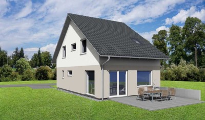 Neubau, DHH auf einem ruhig gelegenen Grundstück