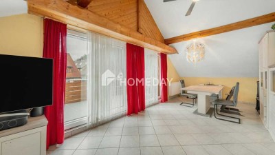 Wohntraum über den Dächern von Titisee: charmante Wohnung mit 2 Balkonen & gepflegter Ausstattung