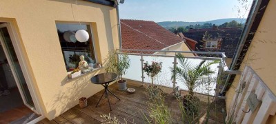 6-Zi.- Wohnung, Einbauküche, Dachterrasse in Himmelstadt