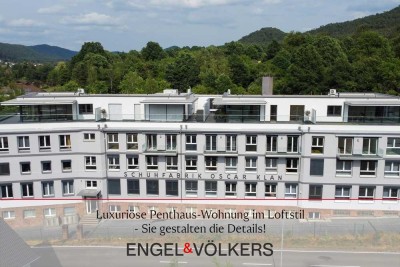 Luxuriöse Penthaus-Wohnung im Loftstil - Sie gestalten die Details!