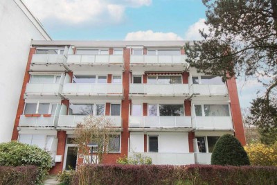 Großzügige und helle 1-Zimmer-Wohnung mit Balkon und Stellplatz in HH-Rahlstedt.