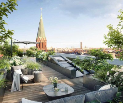 Das Leben genießen: Luxuriöses Penthouse mit Dachterrasse und Weitblick!