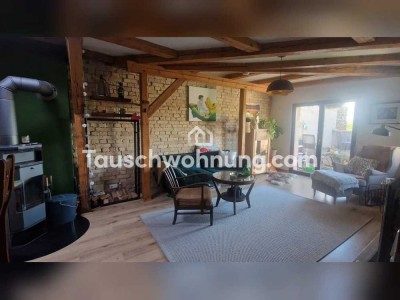 Tauschwohnung: Außergewöhnliche Wohnung direkt am Bergmannstrost  Halle
