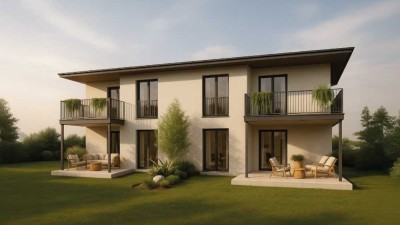 Barrierefreie Wohnung im modernen Holzhaus