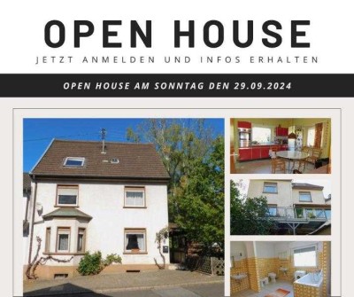 OPEN HOUSE - 29.09.24 - Idar Oberstein 206 qm Wohn/Nutzfläche und 930 qm Grundstück in Waldlage.