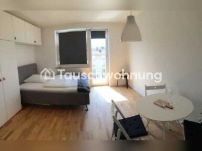 Tauschwohnung: Tauschen helles Studioapartment gegen 2-3 Zimmerwohnung
