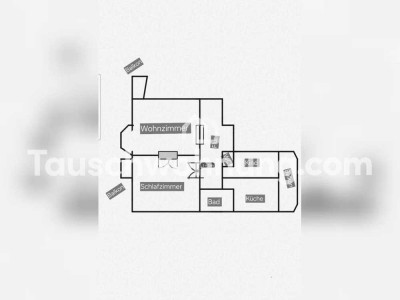 Tauschwohnung: 3 Zimmer Wohnung, zentral gelegen.