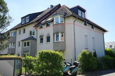 Nahe der Kölner Stadtgrenze: DG-Maisonette mit 2 TG-Plätzen in Lev.-Schlebusch!