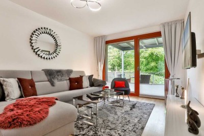 Ferienwohnung mit 2 Balkone mit Meer-u. Parkblick am Golfplatz