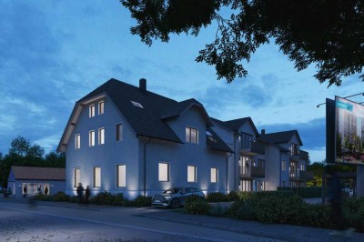 Dachgeschoss mit Weitblick – 3-Zimmer-Neubauwohnung mit Balkon, Kamin & großem Wohnbereich