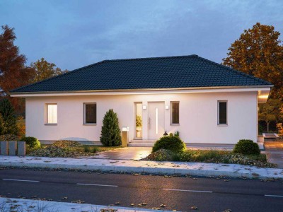 traumhaftes Baugrundstück mit wunderschönem Massahaus-Bungalow