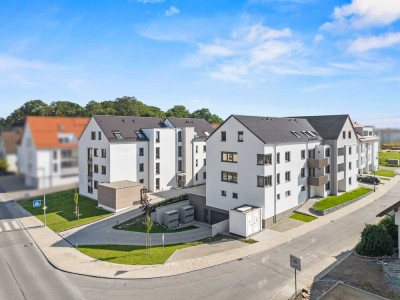 Praktisches Wohnen im EG: 2-Zimmer-Wohnung mit Terrasse und Gartenanteil in Achstetten