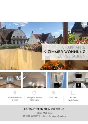 Stillvolle und hochwertig sanierte 2-Zimmer Wohnung- lichtdurchflutet, modern und ideal gelegen