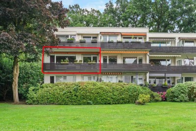 Bremen- St.Magnus: Vermietete 3,5-Zimmer-Wohnung mit großem Balkon und grünem Ausblick