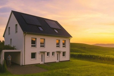 Einfamilienhaus in Bester Lage von Stadecken- Elsheim mit 141m² WFL, KFW40 QNG, PV Anlage, LW Pumpe