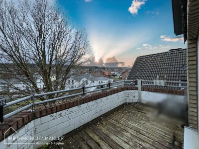 Deisterblick! Zentral gelegene 4- Zimmerwohnung mit Balkon