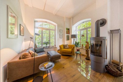 BEZUGSFREI: URBANES LOFT, 2 BALKONE, LIFT, EBK, STELLPLATZ, DIREKT AM WASSER