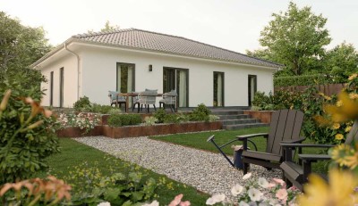 Der Bungalow mit dem charmanten Walmdach – stufenlos glücklich sein in Melsungen OT Röhrenfurth