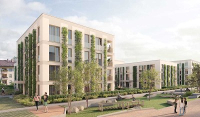 Modernes energieeffizientes Wohnen:  3-Zimmer-Neubauwohnung