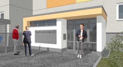 Möblierte 3-Raum-Wohnung komplett saniert