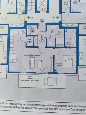 Erstbezug: attraktive 2,5-Zimmer-Wohnung mit Balkon in Enger