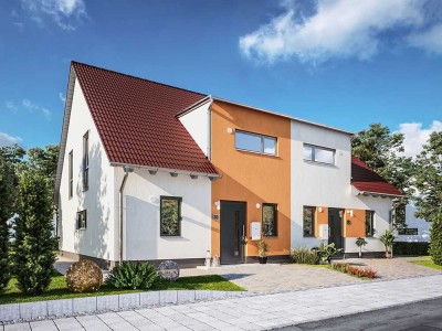 •	Ihr neues Zuhause wartet – stilvolle Doppelhaushälfte mit Wohlfühlfaktor !