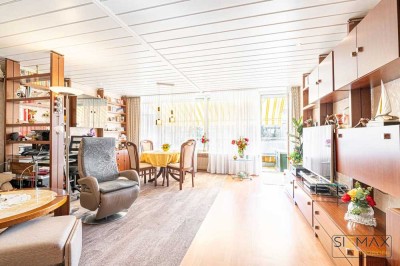 Helle und möblierte 2-Zimmer-Wohnung mit Balkon in Garching bei München