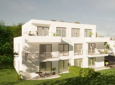 NEUBAU Erstbezug Exklusive 3-Zimmer-Wohnung mit gehobener Ausstattung und Garten in Nandlstadt