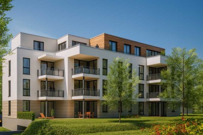 Moderne 4-Raum Wohnung im Grünen - KfW40 QNG / Tiefgarage / Aufzug