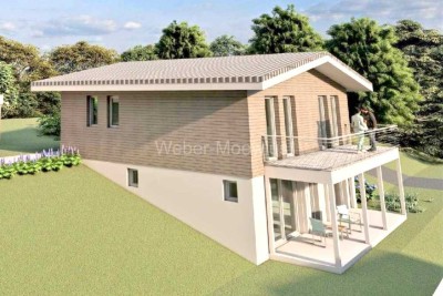 GEPLANTER NEUBAU: energieeffizientes KfW40-StommelHaus mit Balkon, Terrasse, Carport auf 610 m² GRU