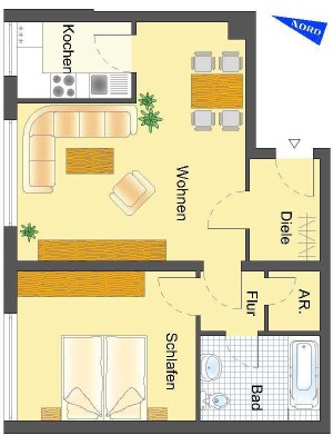 2-Zimmer-Wohnung in Dorsten