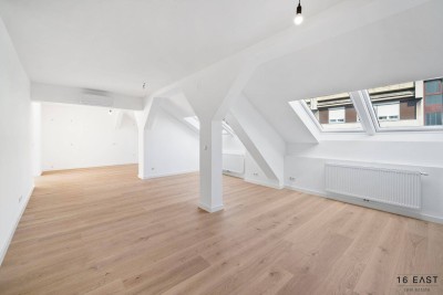 PREISREDUKTION! Exklusive Dachgeschosswohnung mit südwest Terrasse in den Innenhof - Alleinlage im Dachgeschoss - ERSTBEZUG!