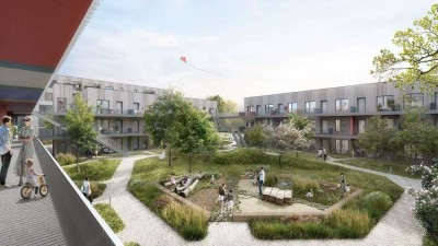 Franklin-Village | Lebendiges Wohnquartier - Moderne 3-Zimmer-Wohnung in Holzbauweise