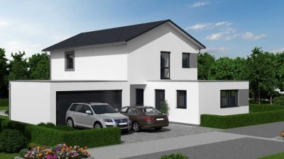 Moderne offene Grundrisse und exklusive Außenansicht
