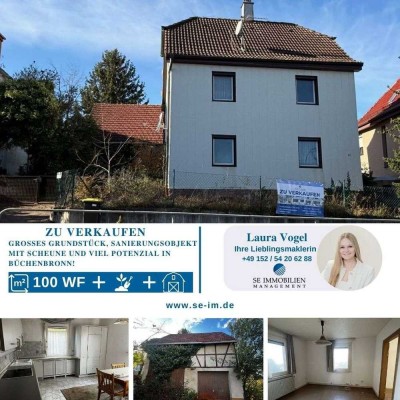 Großes Grundstück, Sanierungsobjekt mit Scheune und viel Potenzial in Büchenbronn