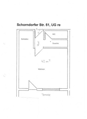 1-Zimmer Wohnung in Reichenbach an der Fils - EBK und Terrasse teilmöbiliert