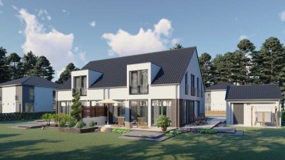 Neubau-DHH (A+) mit Keller – viel Platz, viel Licht, viel Lebensqualität in Neukeferloh