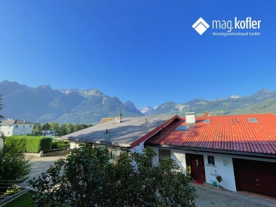 Bludenz: harmonische 1,5-Zimmerwohnung mit Bergpanorama-Blick