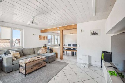 Gut geschnittene, 5,5 Zimmer-Maisonettewohnung mit Einzelgarage in zentraler Lage von Großaspach!