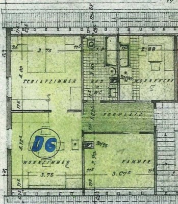 Modernisierte Wohnung mit zweieinhalb Zimmern und EBK in Markgröningen
