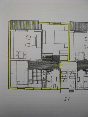 3 Zimmer - Wohnung im 2. OG / rechts OHNE Aufzug