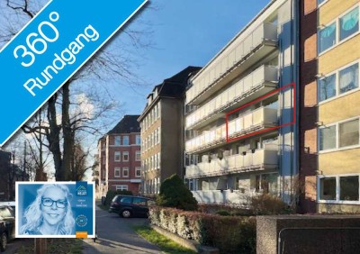 3-Zi-Whg. // Garage // energetisch saniertes Haus // Nähe Südfriedhof // 2 Balkone // vermietet