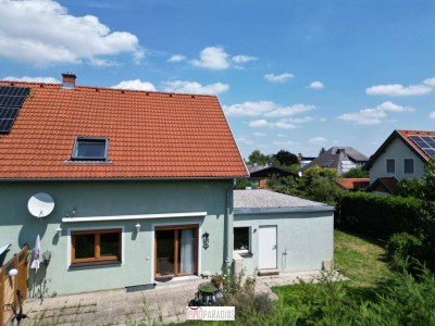 Doppelhaushälfte mit Gartenidylle und Doppelgarage in ruhiger Lage von Kottingbrunn