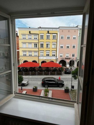 ***Mietangebot: Sanierte 3-Zi. ETW im Stadtplatz von Mühldorf a. Inn mit Balkon und Stadtblick***
