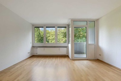 Lebensnah & barrierefrei – 2-Zimmer-Wohnung mit doppeltem Balkon-Genuss